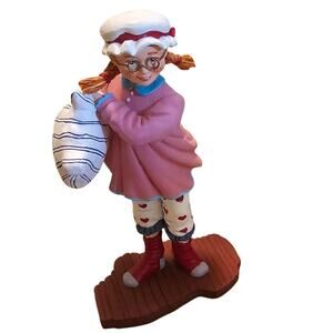 Department 56 Figurine – “The Pillow Fight” Pamela – 1993 Retired – 5¾"